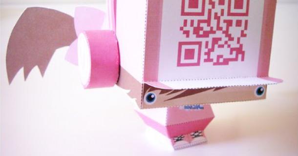 Blog_Paper_Toy_papertoy_QR_Girl_Kit Blog_Paper_Toy_papertoy_QR_Girl_Kit