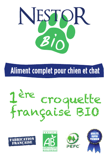Premières croquettes pour chien et chat 100% bio, 100% françaises !