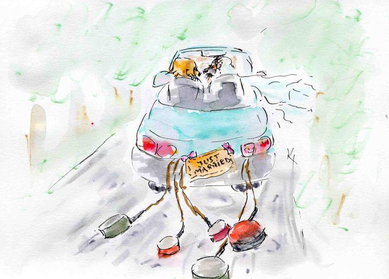 2) traîner casserole