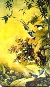 Le jardin aux jeunes arbres.