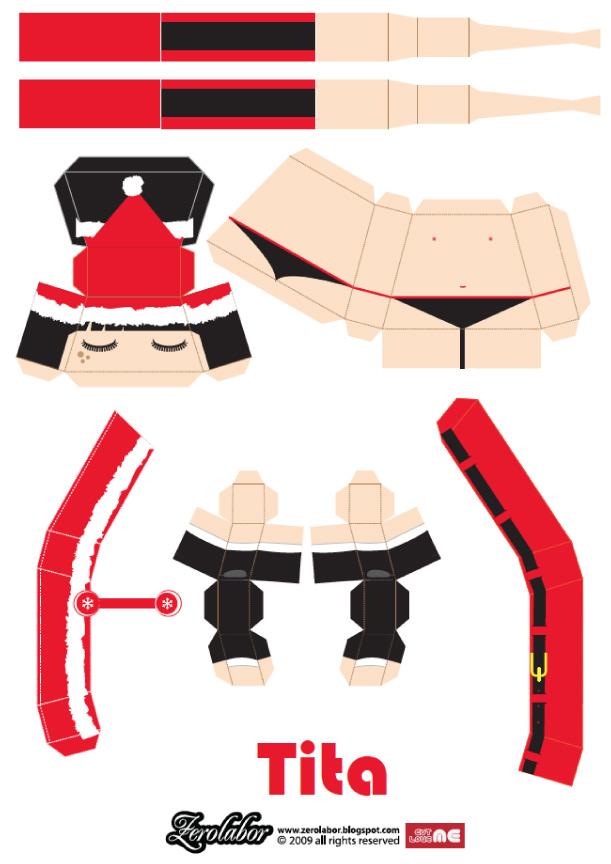 Blog_Paper_Toy_papertoy_Tita_Xmas_template_preview Tita l’écolière de Zerolabor (x 2)