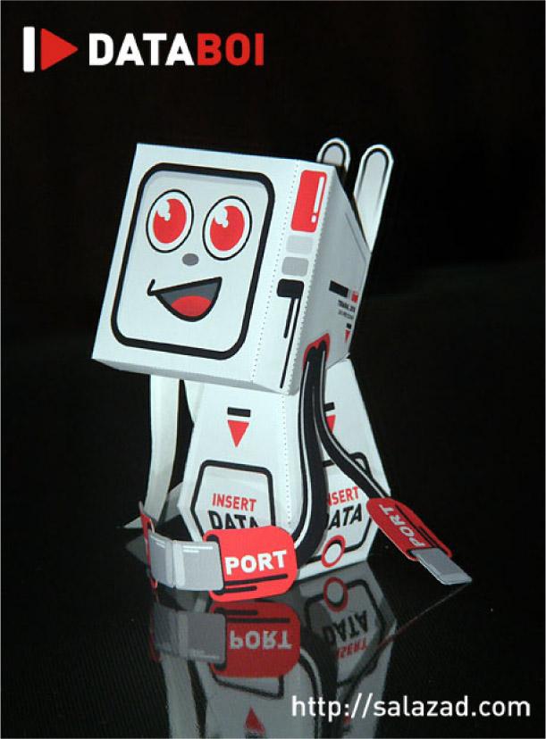 Papertoy DATABOI by Salazad