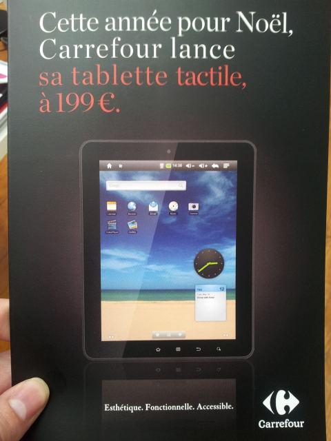 1qvmb Carrefour sort sa tablette !