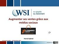 Le slide du vendredi : Augmenter ses ventes grâce aux réseaux sociaux  - par WSI