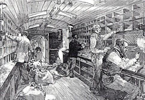 Les mots croisés et le tri postal.