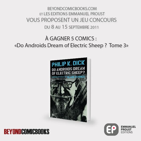 [Résultats] Concours – Do Androids Dream of Electric Sheep ? Tome 3