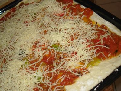 Pizza végé aux légumes d’été