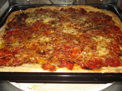 Pizza végé aux légumes d’été