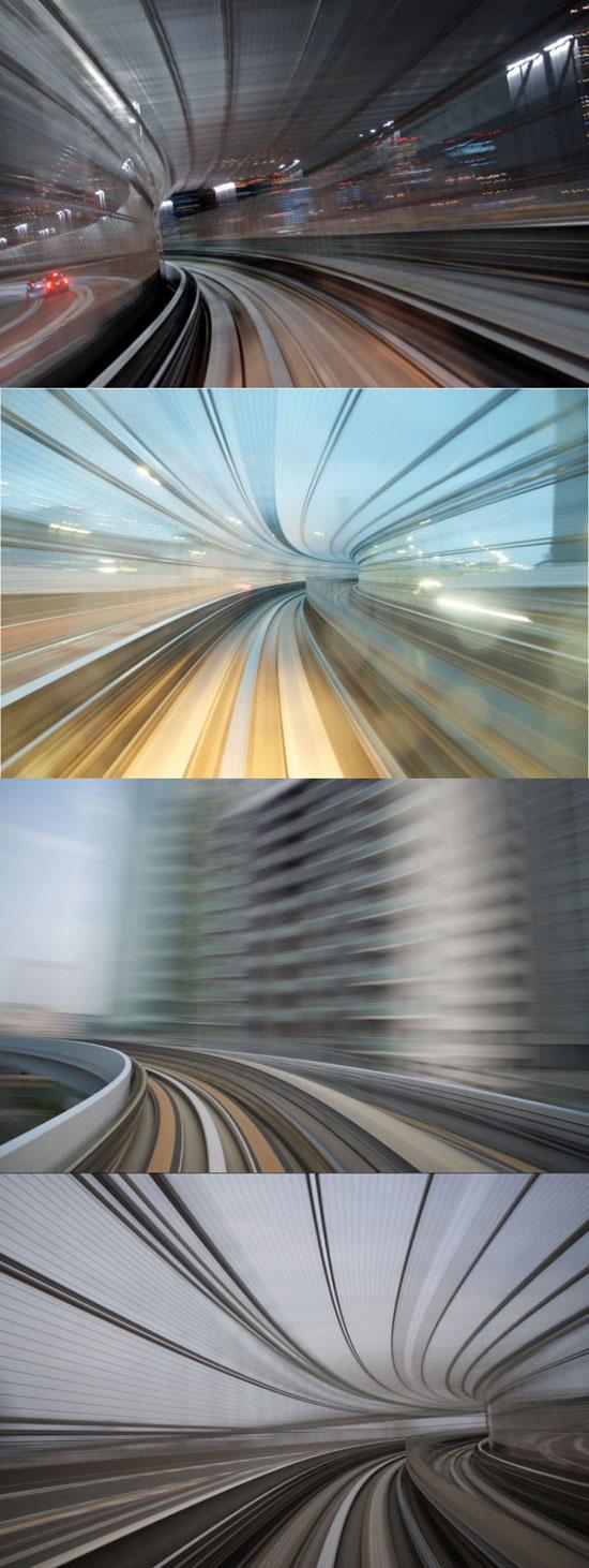 Métro aérien à Tokyo