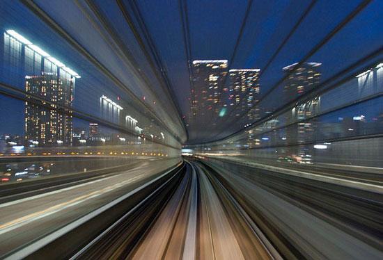 Métro aérien à Tokyo