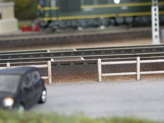 Travaux de peinture et de patine sur la voie C