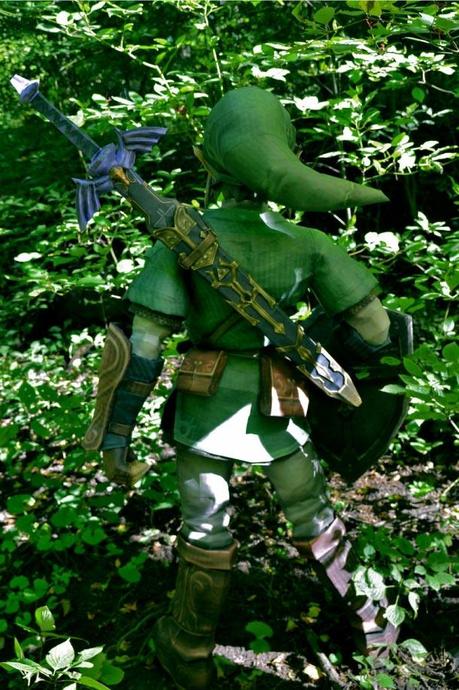 Papercraft géant de Link (Zelda)