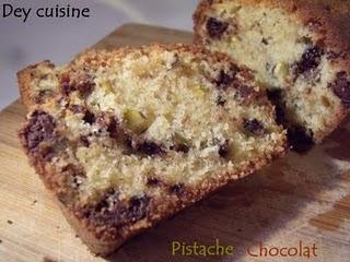 Cake Pistache - Chocolat