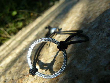 bracelet élastique anneau argent (3)