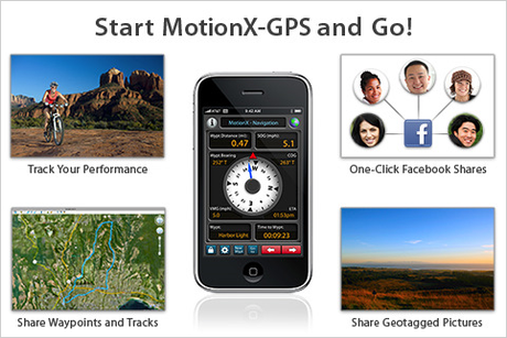 MotionX-GPS MotionX GPS Bonne résolution : se mettre au vert