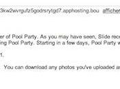 Google ferme Pool Party octobre