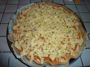 Tarte crumble aux abricots P1100037