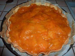 Tarte crumble aux abricots P1100030