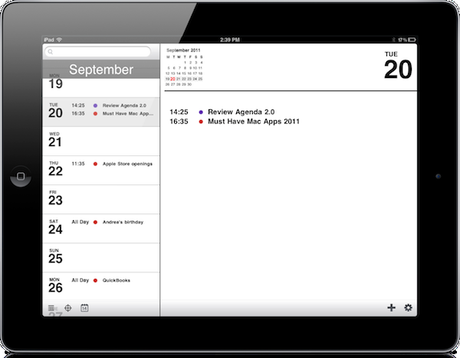 Mettez un bon vieil agenda dans votre iPhone (et maintenant sur iPad)...