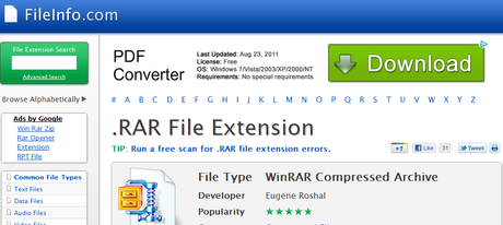 informations extensions fichiers A quoi correspondent les extensions de vos fichiers ?