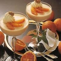 Crème légère aux oranges sanguines