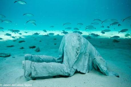 jasondecairetaylor 6 Underwater Sculpture : quand lart fait corps avec la nature arty underwater scupture Art 