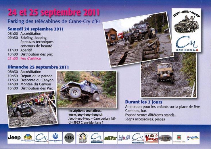 Jeep-Heep-Heep: les 24 et 25 septembre à Cry d'Er