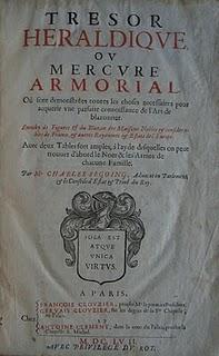 Héraldique et bibliophilie - Chapitre I... ou tout ce que vous avez toujours voulu savoir sur les armes sans jamais avoir osé le demander...