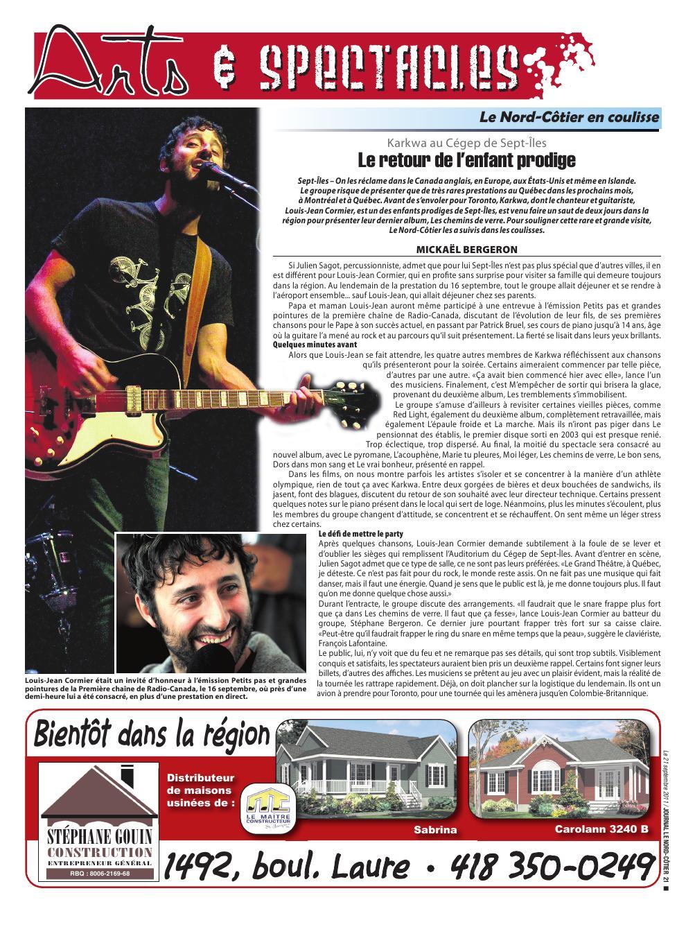 Karkwa à Sept-îles : le retour de l'enfant prodige