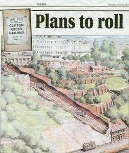 Clifton Rocks Railway dessin