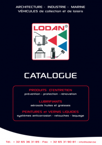 La publication de la semaine: Catalogue produit Lodan