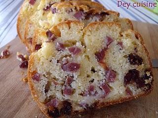 Cake canard fumé & cranberries