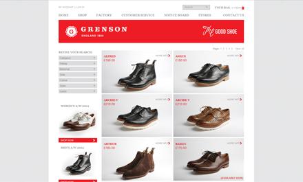 grenson.co .uk  Top 10 MDG : 10 plus beaux sites E commerce 2011