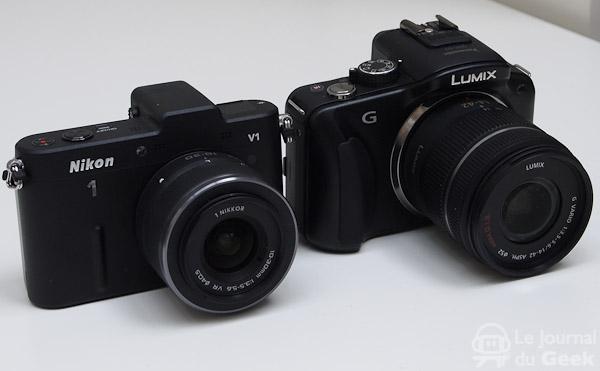 nikon v1 vs lumix g3 live 01 Le Nikon 1 V1 comparé au Panasonic Lumix G3