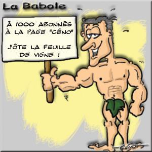 Céno Dessinateur - La Babole : Strip-tease intégral de Céno