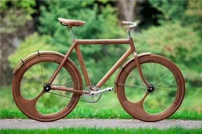 WOODEN BIKE DESIGN BY JAN GUNNEWEG