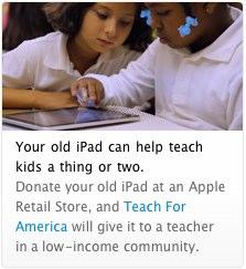 USA : la première génération d’iPad pour les zones scolaires défavorisées