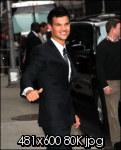 Taylor Lautner at David Letterman Show !