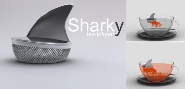 Sharky, l'infuseur de thé requin - 2