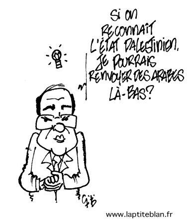 Etat palestinien, aubaine pour Guéant