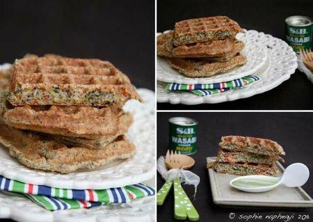 c gaufre crabe wasabi
