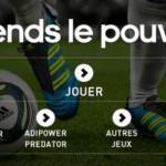 Adidas Prends le Pouvoir application Android iPhone