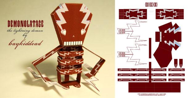 Blog_Paper_Toy_papertoy_lightning_demon Blog_Paper_Toy_papertoy_lightning_demon