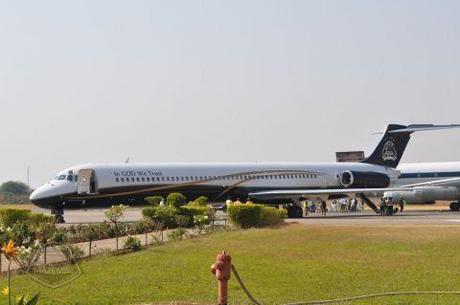 L’avion du TP Mazembe
