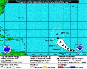 Les couleurs de l’atlantique avec Ophélia et sans doute Philippe !