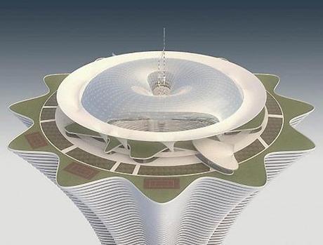 Un gratte-ciel flottant par Alexander Krasinski - 3