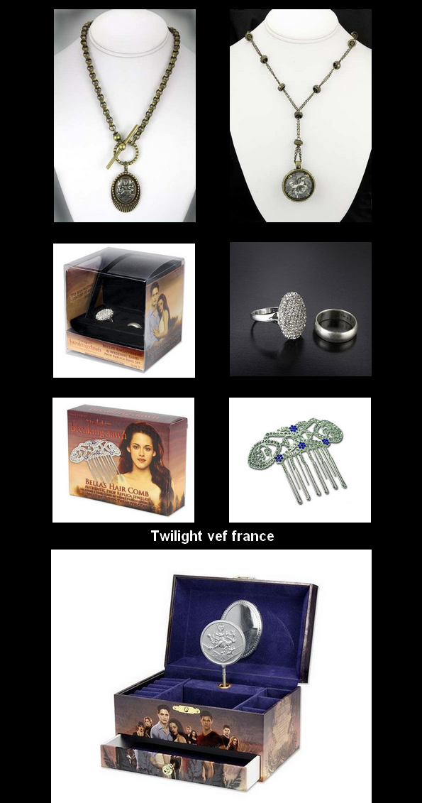 Découvrez de nouveaux goodies officiels de Breaking Dawn