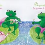 dans ma foret imaginaire des grenouilles prennent le the