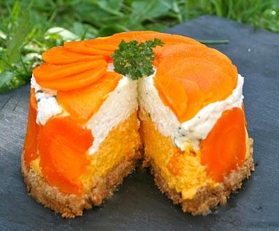 CHEESECAKE SALÉ AUX CAROTTES