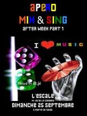 Apéro Mix & Sing After Week Part 1